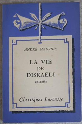 LA VIE DE DISRAELI-ANDRE MAUROIS-253639 foto