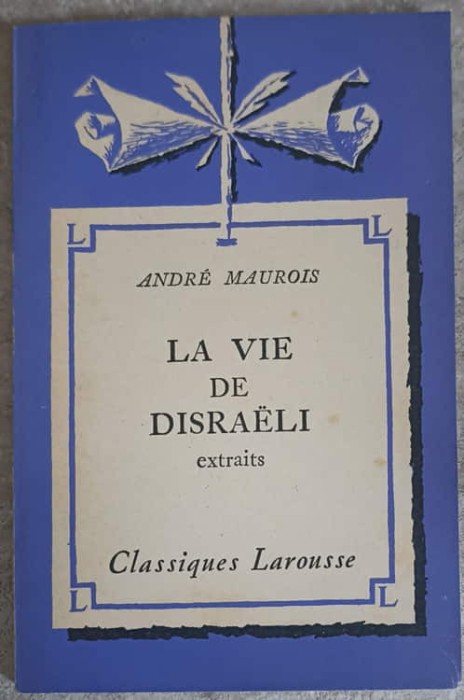 LA VIE DE DISRAELI-ANDRE MAUROIS-253639