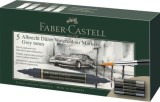 SET 5 MARKERE SOLUBILE TONURI DE GRI A.DURER FABER-CASTELL, Faber Castell