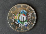 2 Euro colorizati &quot;10 Years of Euro Cash&quot; , Malta 2012 - UNC - A 3494, Europa