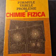 Formule tabele probleme de chimie fizica Gavril Niac