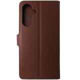 Husa tip carte cu stand Techsuit, aspect piele maro, pentru Samsung Galaxy A17 4G, 5G, M17, F17