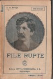Alexandru Vlahuta - File rupte
