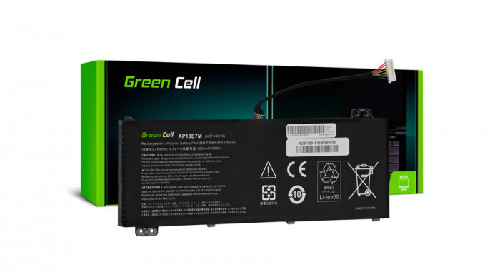 Baterie Green Cell AP18E7M AP18E8M pentru Acer Nitro 5 AN515-44 AN515-45 AN515-54 AN515-55 AN515-57 AN515-58 AN517-51 AN517-54