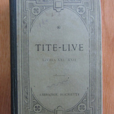 Tite-Live Ab Urbe Condita XXI-XXII text latin comentat in franceza