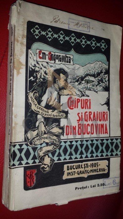 Chipuri si graiuri din Bucovina ( ilustratiuni de N. Bran ) 1905