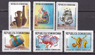 Dominicana 1973 arta SAH MI 1043-1048 MNH foto