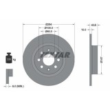 Set disc frana Fiat Grande Punto (199) 06.05-, Grande Punto Van (199) 10.05-06.13, Grande Punto 07.07-06.10, Punto (199) 01.12-, Punto Evo (199) 07.0, Textar