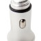 Incarcator auto dual USB 2.4A argintiu