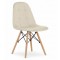 Scaun stil scandinav, Artool, Dumo, catifea, lemn, bej, 45x53x84 cm GartenVIP DiyLine