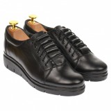 Cumpara ieftin OFERTA marimea 40 - Pantofi dama, casual, din piele naturala box, negri, - LP502NBOX