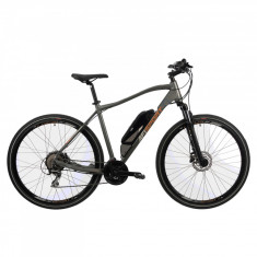 Bicicleta Electrica Afisport C17 - 28 Inch, M-L, Gri foto