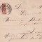 ROMANIA - RAR 1888 10 BANI CAROL I VULTURI BISECT - CIRCULATIE REALA PE PLIC LILIPUT / CARTE DE VIZITA