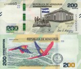 Honduras 200 Lempiras 2019 Bancnota Comemorativa UNC America
