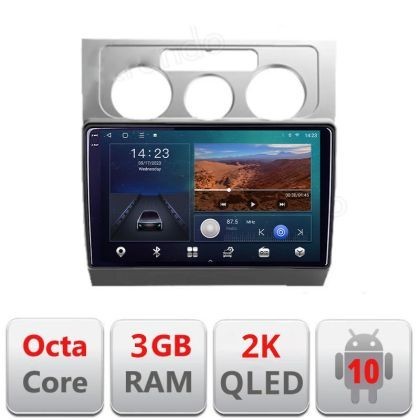Navigatie VW Touran 2003-2010 B-TOURAN1 Android Ecran 2K QLED octa core 3+32 carplay android auto KIT-TOURAN1+EDT-E310V3-2K CarStore Technology