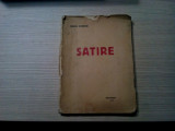 SATIRE - Radu Cosmin - Editura Tip. &quot;Idealul&quot;, editia I, 1916, 160 p., Alta editura