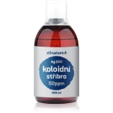 Allnature Koloidn&iacute; stř&iacute;bro Ag200 50 ppm demachiant calmant tonic 500 ml