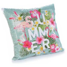 Fata de perna cu paiete reversibile Summer cm 40 x 40 H