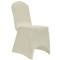 Huse elastice pentru scaun, 12 buc., crem - 3