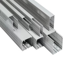 Canal cablu perforat 25x40mm, 2 metri - Plastim PDK2540