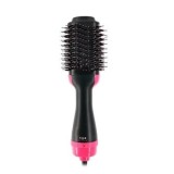 Cumpara ieftin Perie FOXMAG24 Electrica 3 in 1 de par, 1000 W, 3 Trepte temperatura, 3 Nivele putere, 33 x 11 cm, Antistatic, Negru/Roz