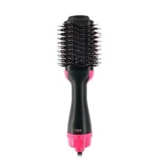 Perie FOXMAG24 Electrica 3 in 1 de par, 1000 W, 3 Trepte temperatura, 3 Nivele putere, 33 x 11 cm, Antistatic, Negru/Roz