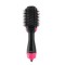 Perie FOXMAG24 Electrica 3 in 1 de par, 1000 W, 3 Trepte temperatura, 3 Nivele putere, 33 x 11 cm, Antistatic, Negru/Roz