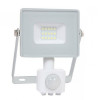 Reflector LED SMD, 10 W, 6400 K alb rece, 800 lm, senzor miscare, alb, General