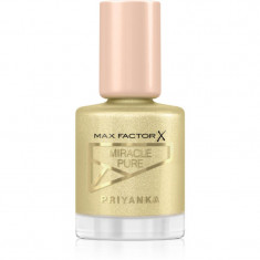 Max Factor x Priyanka Miracle Pure lac de unghii pentru ingrijire culoare 714 Sunrise Glow 12 ml