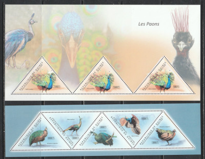 Guinea 2011 - Pauni S/S 2v MNH foto