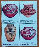 U.S.A--''ARTA -POPULARA''-in america''-set complet -bloc de4- NESTAMP/MNHstamp-Vezi-Scan