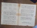 AM VENIT DE LA PROVINT, OBOR-GARA DE NORD * PARTITURA LITO, CCA 1915