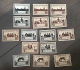 Lot 15 Notgeld Paderborn - 25, 50, 75 Pfennig, 1 și 2 Mark