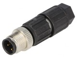 Mufă M12 4 PIN tată pe cablu IDC DeviceNet/CANopen