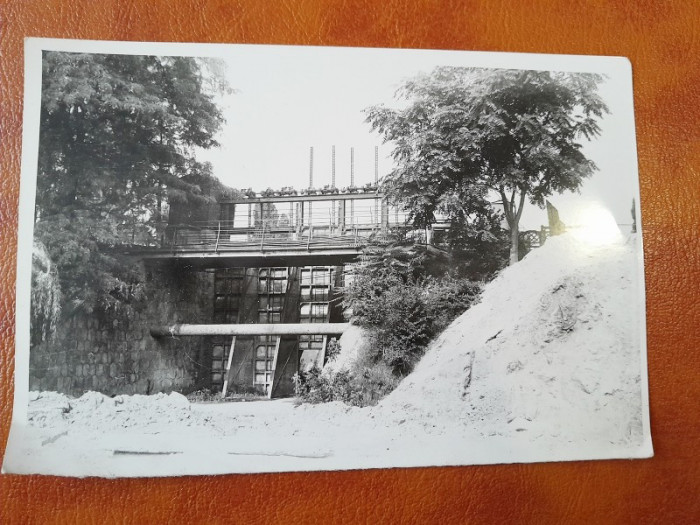 Fotografie Stavilarul Ciurel perioada comunista, inainte de construirea Lacului Morii
