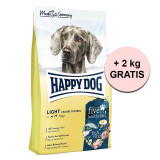 Cumpara ieftin Happy Dog Supreme Fit &amp;amp; Vital Light Calorie Control 12 + 2 kg GRATUIT
