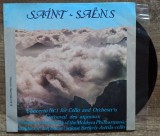 Saint-Saens, concerto nr. 1 for cello and orchestra// disc vinil, Clasica, electrecord