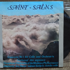 Saint-Saens, concerto nr. 1 for cello and orchestra// disc vinil