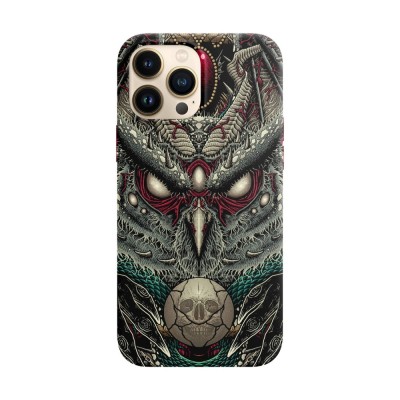 Husa compatibila cu Apple iPhone 14 Plus model Curse of the Dead Owl, Silicon, TPU, Viceversa foto