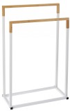 Cumpara ieftin SUPORT PROSOAPE BAMBUS ALB MARO 76X45X22 CM
