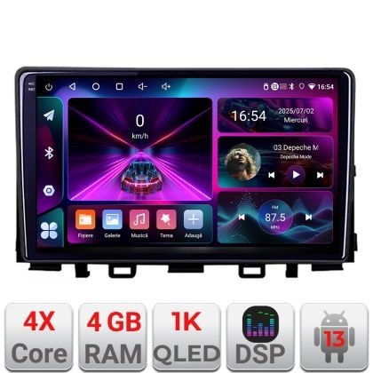 Navigatie Kia Stonic 2016-2020 Android radio gps internet 4+64 InCell Display 1K Kit-Stonic+EDT-E209-RK CarStore Technology
