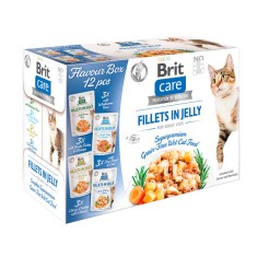 Brit Care Cat Flavour box Fillet in Jelly, 4x3 plicuri (12x85g) foto