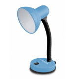 Lampa de masa Esperanza ELD109B, 12W, Baza E27, Brat flexibil, Albastru deschis