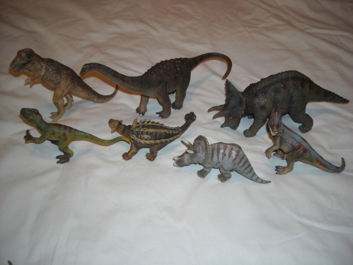 Schleich - 7 figurine dinozauri - lot 1