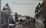 Carte postala, Bucuresti, Calea Victoriei, perioada interbelica