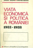 Viata economica si politica a Romaniei 1933-1938, Emilia si Gavrila SONEA, 1978