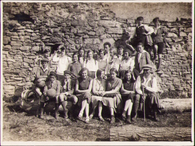 HST P1190 Poză elevi sași 1931 foto