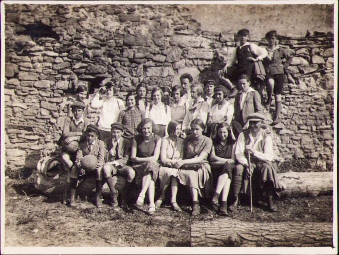 HST P1190 Poză elevi sași 1931