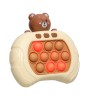 Jucarie senzoriala antistres pop it interactiv, model ursulet, Oem