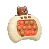 Jucarie senzoriala antistres pop it interactiv, model ursulet
